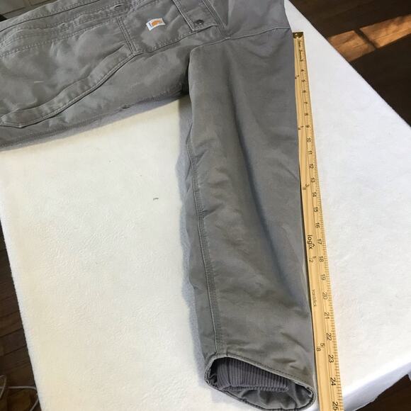 Carhartt mens M charcoal grey Jefferson quick duck traditional jacket 101492 - Picture 14 of 16